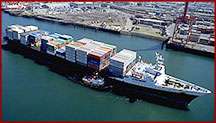 container cargo ship